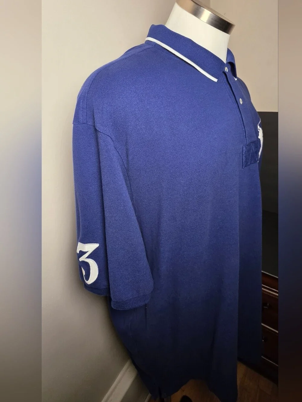 Polo by Ralph Lauren Navy Polo with White Pony Embroidery